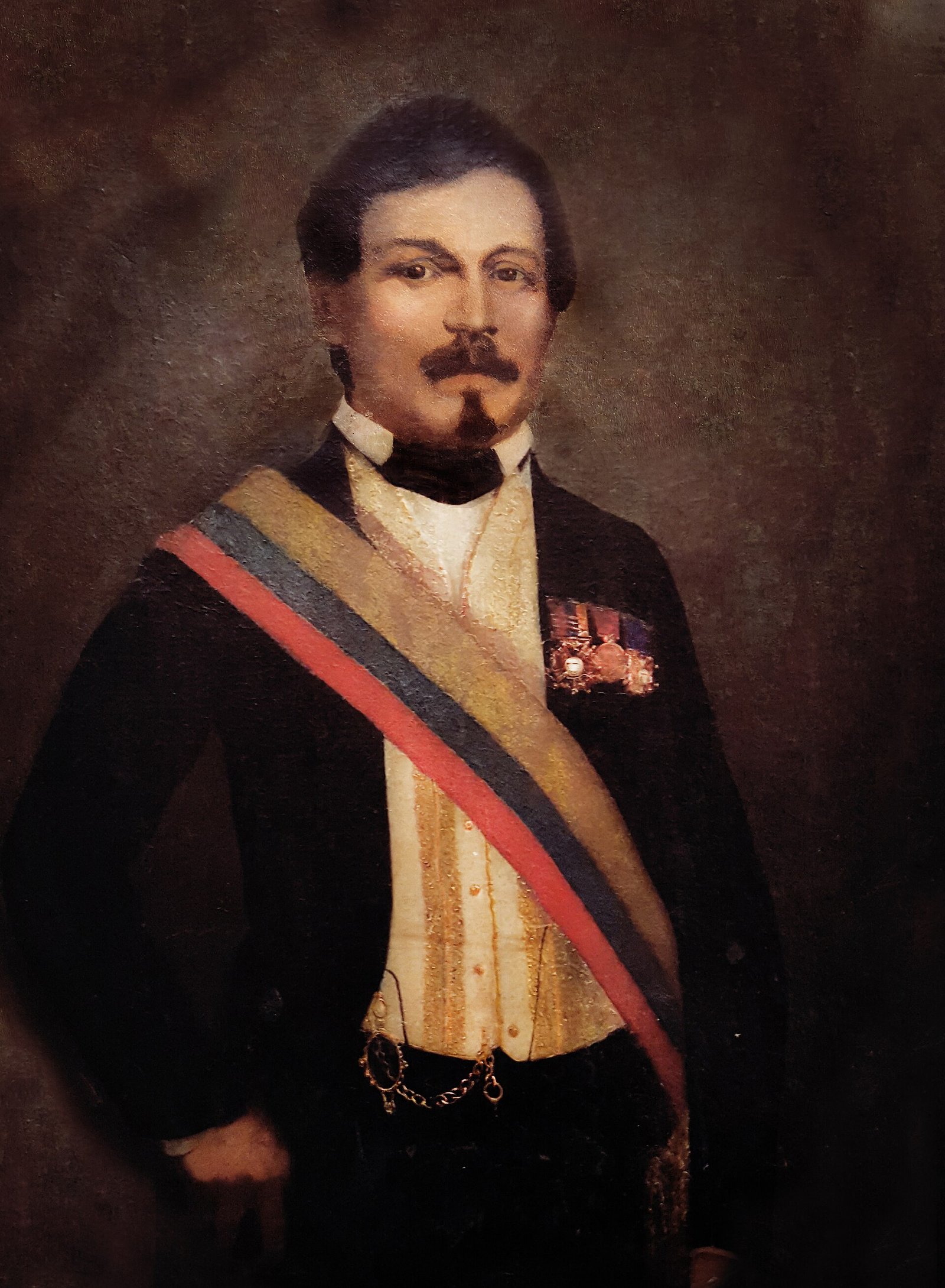 Retrato al óleo del General Juan José Nieto Gil